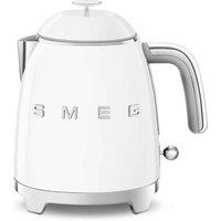 Smeg KLF05WHUK 50s Retro Style 0.8L Mini Jug Kettle - White, White