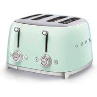 Smeg TSF03PGUK 50s Retro Style 4 Slot Toaster - Pastel Green, Green