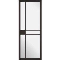 LPD Doors LPD (W) 28.6 inch Black Greenwich Glazed Internal Door