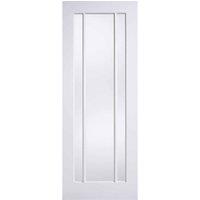 LPD (W) 32.5 inch White Lincoln Glazed 3L Internal Door