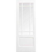 LPD Doors LPD (W) 28.6 inch White Downham Glazed 9L Internal Door