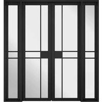 LPD Doors LPD (W) 75 inch Room Divider Black Greenwich W6 Internal Room Divider