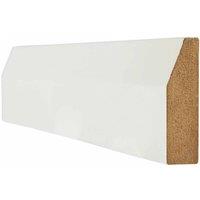 LPD White Primed Architrave Chamfered Internal Door Accessory D1.8 xW7 xH220cm