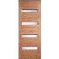 LPD Doors LPD (W) 32 inch Hardwood Balham Frosted Glazed External Door