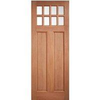 LPD (W) 32 inch Hardwood Chigwell Clear Glazed External Door