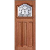 LPD Doors LPD (W) 34 inch Hardwood Estate Crown Glazed 1L External Door