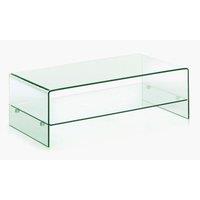 Angola Clear Glass Coffee Table, Clear