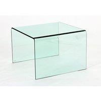 Angola Clear Glass Lamp Table