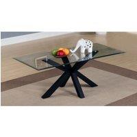 Langley Gloss Coffee Table Black, Black