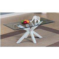 Langley Gloss Coffee Table White, White