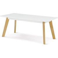 Belgium Rectangle Coffee Table White, White