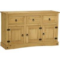 Heartlands Furniture Corona Buffet 3 Doors 3 Drawers