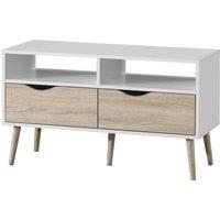 Mapleton TV Unit Small, White