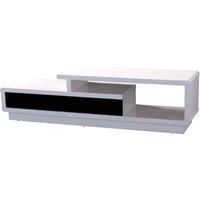 Abberly High Gloss TV Cabinet White, White