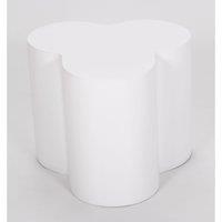 Colbert Lamp Table White, White