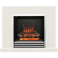 Be Modern 2kW Colby 38" Electric Fireplace Suite - Soft White, White