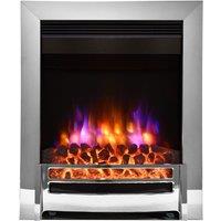 Be Modern 2kW Ember 16" Electric Inset Fire - Chrome, Silver