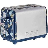 Laura Ashley VQSBT582BSUK Elveden 2 Slice Toaster - Blue, Blue