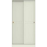 Welcome Furniture Ready Assembled Flora Sliding Wardrobe Cream, Cream