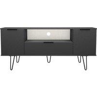 Ready Assembled Hirato Wide TV Unit Graphite
