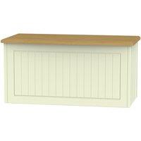 Ready Assembled Flora Blanket Box Cream, Cream