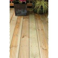 Forest Garden 10pk Value 2.4m Deck Board, Brown