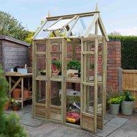 Forest Garden Victorian Walkaround Greenhouse w/ Autovent, Brown