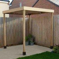 Forest Garden Modular Pergola, Brown