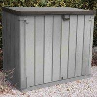 Forest Garden Large 1200 Litre Garden Storage Unit/Bin Store, Grey