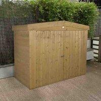 Forest Garden Pressure Treated Shiplap Apex Large Outdoor Store, Brown