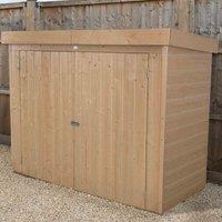 Forest Garden Pressure Treated Shiplap Pent Large Outdoor Store, Brown