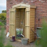 Forest Garden Shiplap Apex Tall Garden Store, Brown