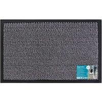JVL Commodore Barrier Mat 40x60cm - Grey, Grey