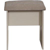 Ready Assembled York Stool Kaschmir Ash, Cream