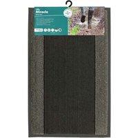 JVL Miracle Barrier Mat, 60x90cm - Charcoal, Black