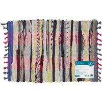 JVL Multi Colour Mat, 40x60cm - Grey, Multi