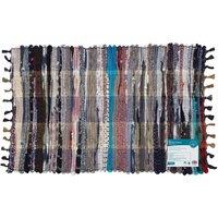 JVL Multi Colour Mat, 50x80cm - Grey, Multi
