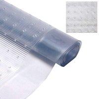 JVL Calder Vinyl Carpet Protection, 68x150cm - Grey, Grey