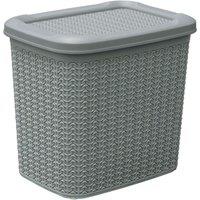 JVL 10L Loop Storage Box - Grey, Grey