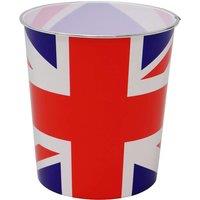 JVL Union Jack Plastic Waste Paper Bin