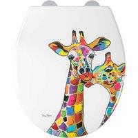 Croydex Francie & Josie Toilet Seat - White, White