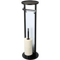 Croydex Multi-function Butler - Chrome Detail - Black, Black