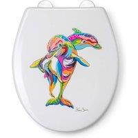 Croydex Hannah McWave Toilet Seat - White