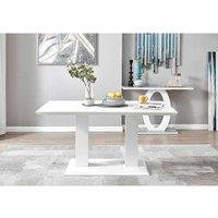 Furniture Box Imperia 6 Seater White High Gloss Dining Table
