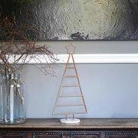 Ivyline Copper Christmas Tree with Star Iron H71cm, Gold