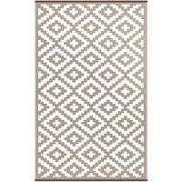 Green Decore 240 x 300cm Reversible Outdoor Rug - White, White