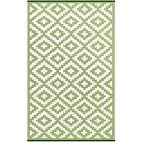 Green Decore 150 x 240cm Reversible Outdoor Rug - Leaf Green, Green