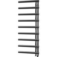 Towelrads Mayfair Designer Towel Radiator, 1245x500mm - Anthracite, Black