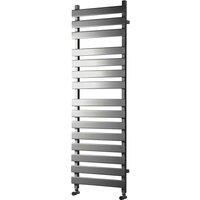 Towelrads Perlo Designer Towel Radiator, 1500x500mm - Anthracite, Black