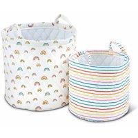 Ickle Bubba Rainbow Dreams Pack Of 2 Storage Baskets, Multi